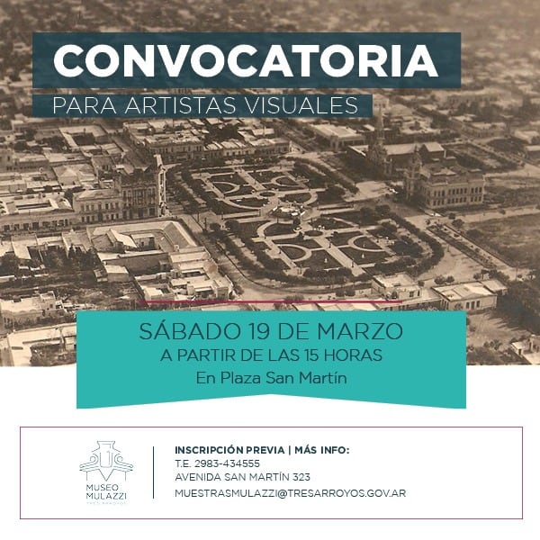 Convocan a artistas visuales a una jornada en la Plaza San Martín