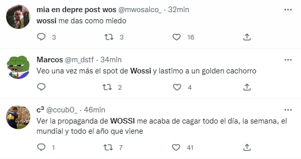 Los memes sobre el spot de “Wossi”