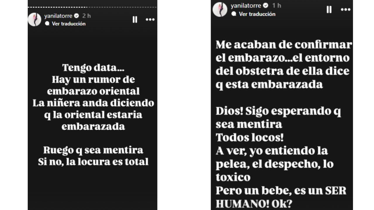 Las declaraciones de Yanina Latorre sobre el embarazo de la China Suárez.