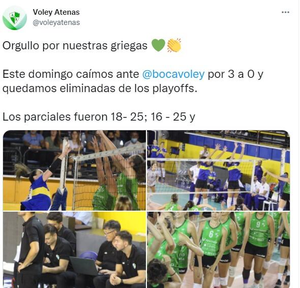 Las chicas de Atenas se despidieron de los play offs con dos derrotas frente a Boca.