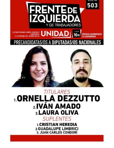 Precandidatos Frente de Izquierda