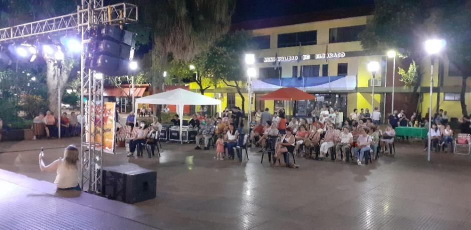 Eldorado: con un festival en la plaza Sarmiento celebraron el Día de Santa Cecilia.