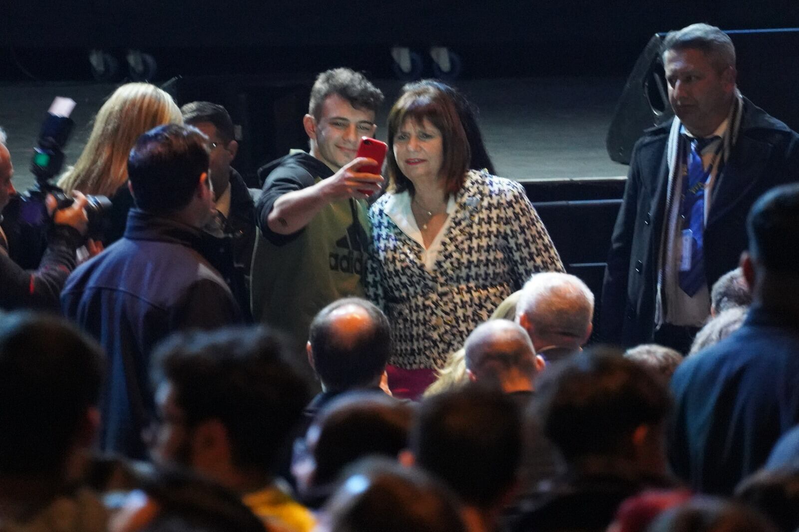 Patricia Bullrich, en el Luna Park.