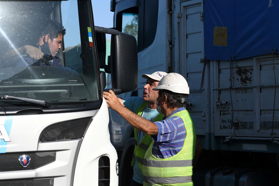 Los camioneros de todo el país acordaron que habrá una medida de fuerza por la falta de gasoil en diferentes regiones.  (Tomy Fragueiro)