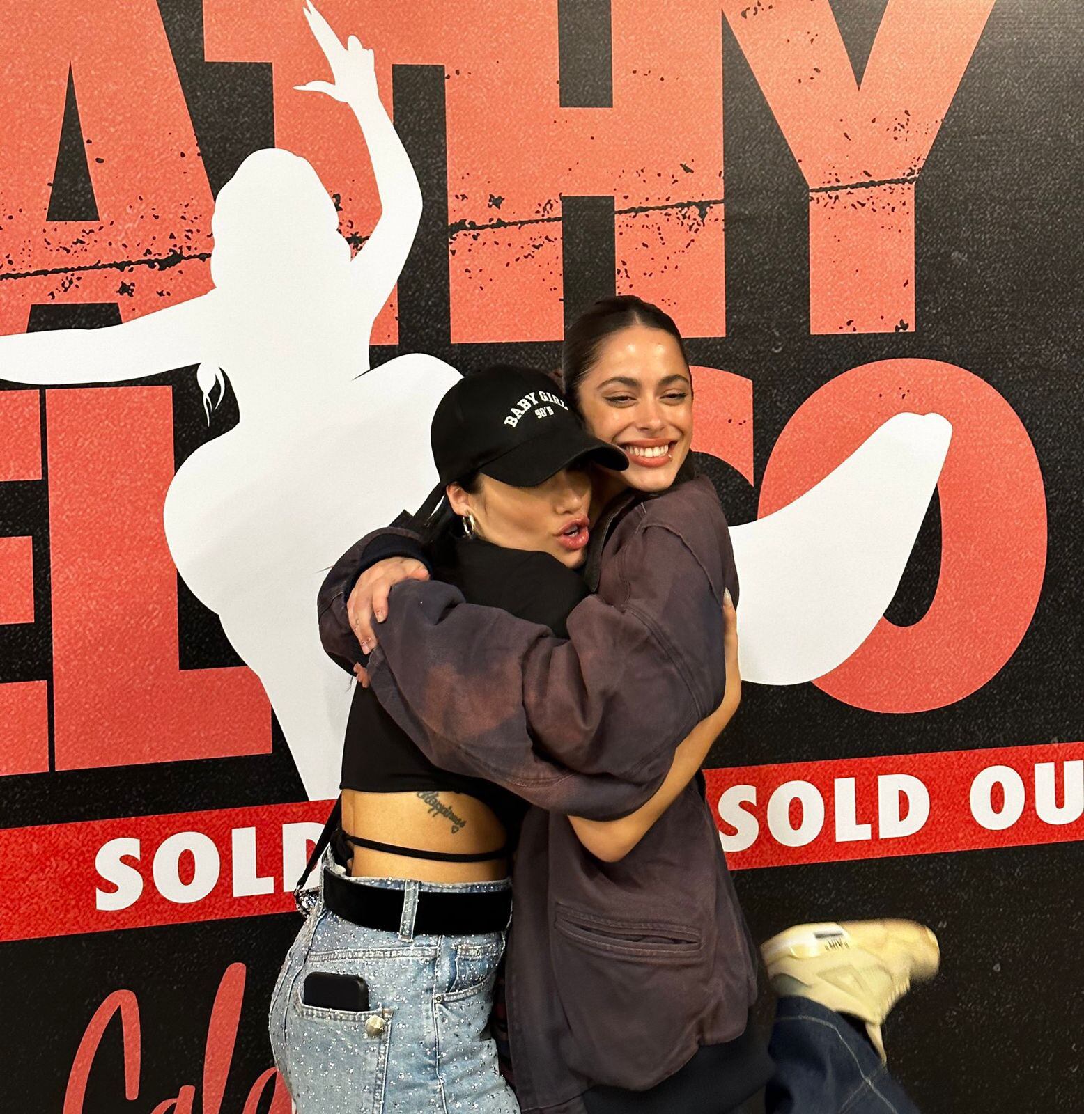 Tini y Lali vieron juntas el show de Nathy Peluso: así fue el encuentro