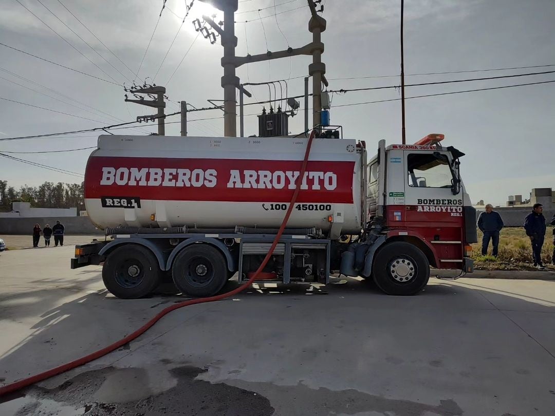 Incendio en Barrio Don Pablo Arroyito