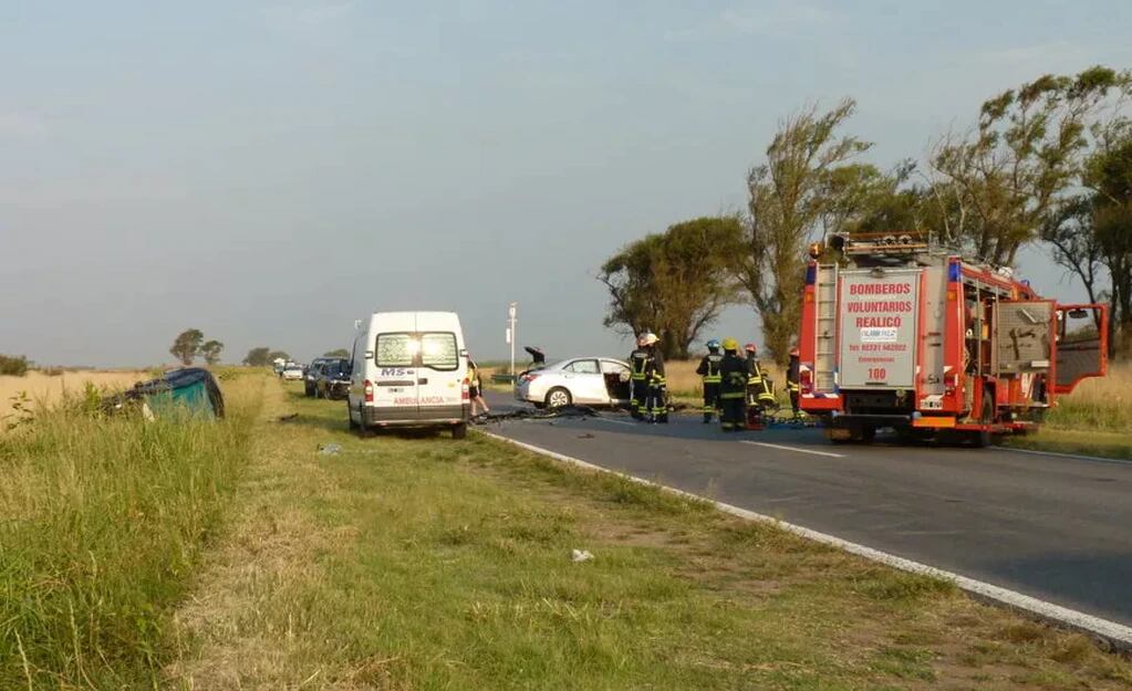 Choque en La Pampa: murieron tres menores.