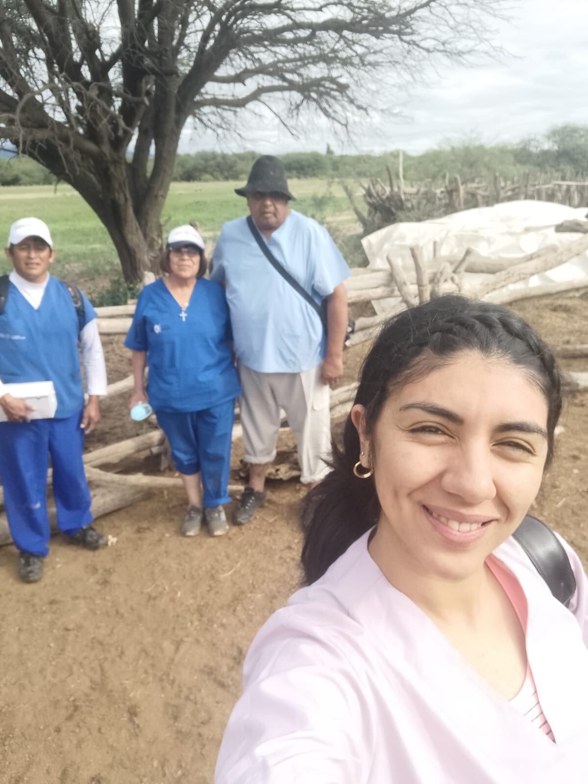 El equipo de socorro que se presentó en el lugar.