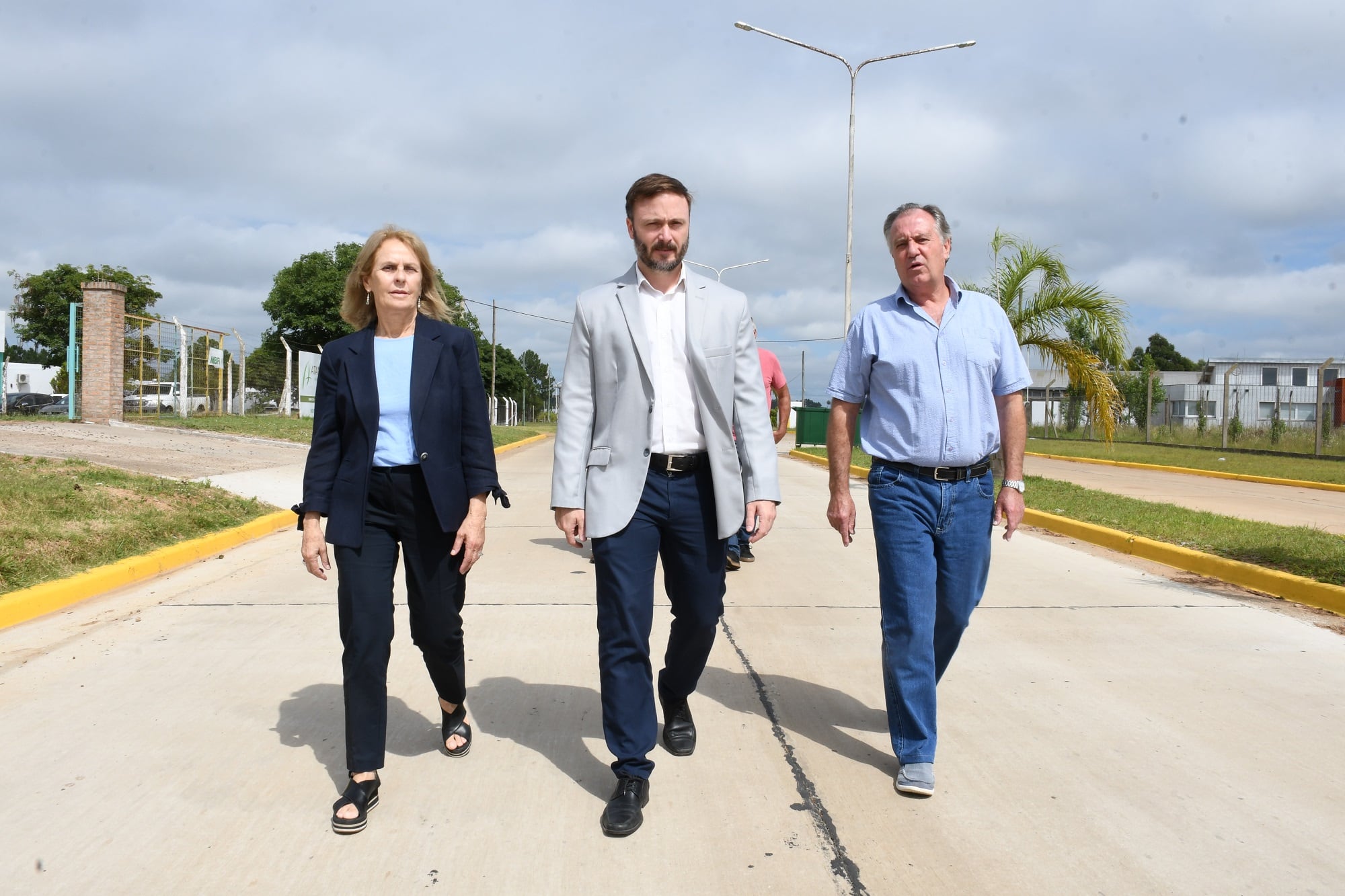 Reunión con la autoridades del Ente Mixto de Administración del Parque Industrial Concordia (EMAPI), el intendente Francisco Azcué.