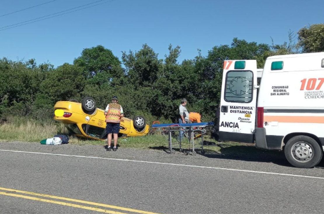 Vuelco. (Policía)