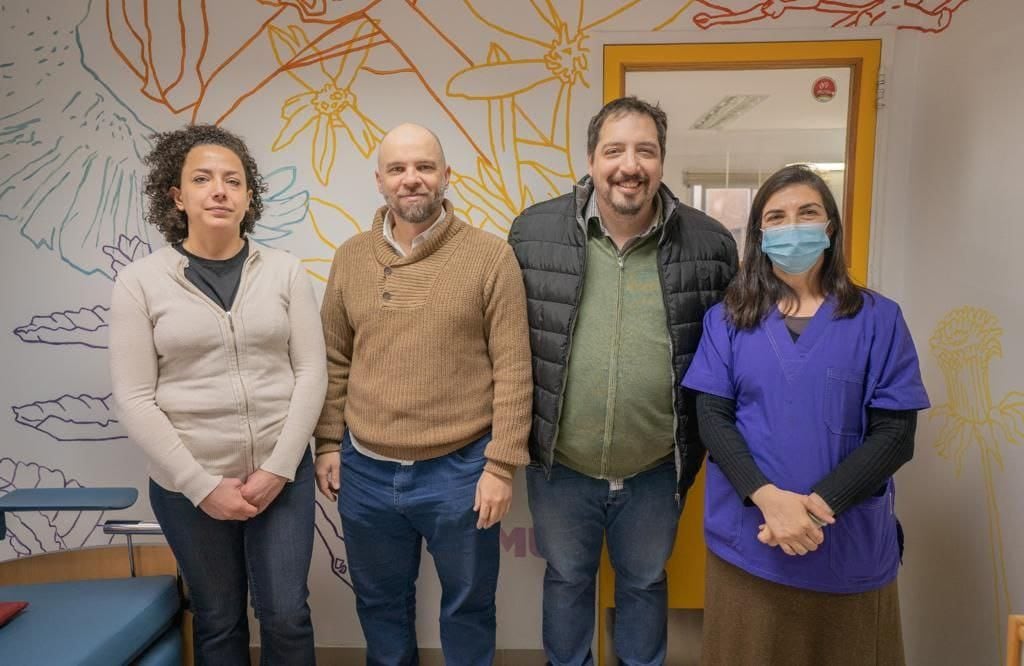 Inauguraron un mural en el Banco de Sangre del hospital Regional Ushuaia