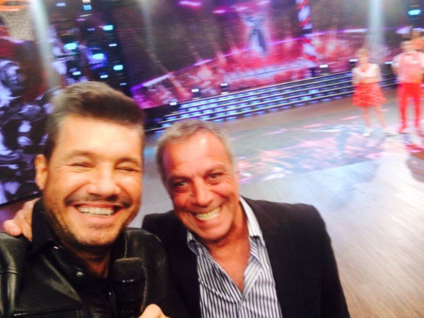 Marcelo Tinelli y Claudio Salomone