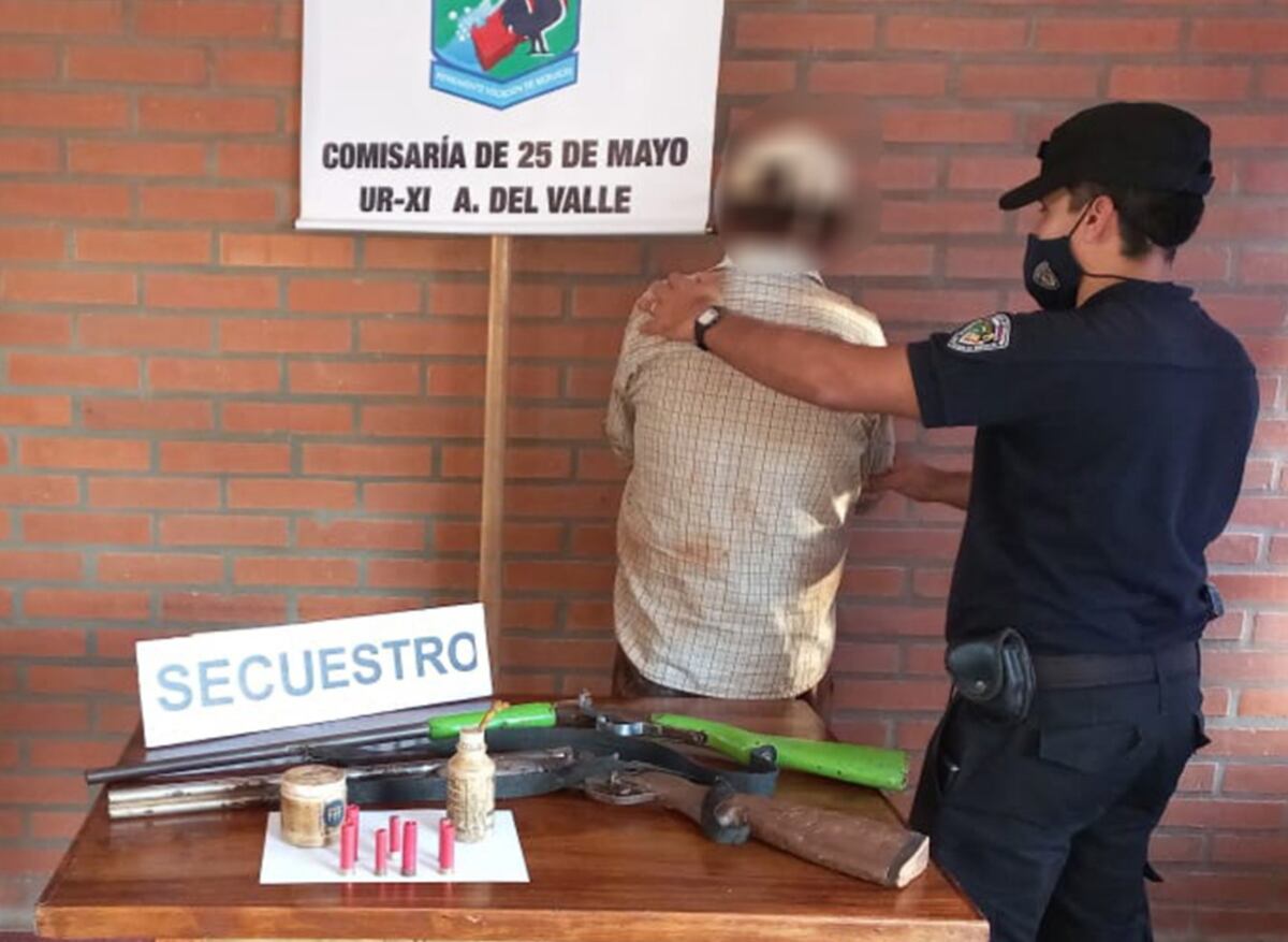 Aristóbulo del Valle: atemorizaba a sus vecinos y terminó detenido
