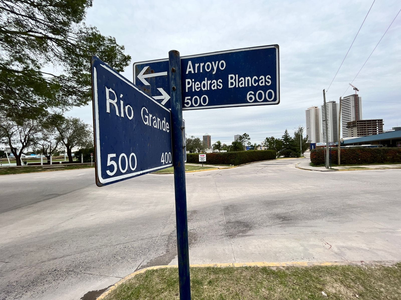 Río Cuarto. La zona donde se produjo el intercambio de disparos entre ladrones y policías (Tomy Fragueiro/La Voz).