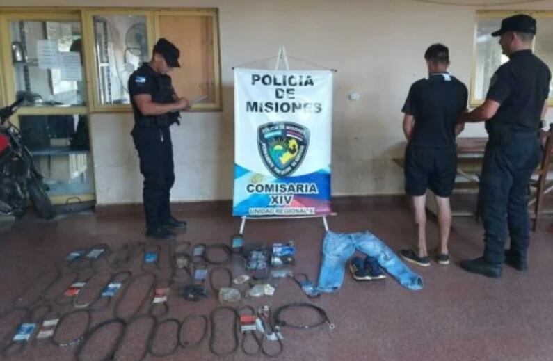 Garupá: cayó un individuo por robo a un taller mecánico.