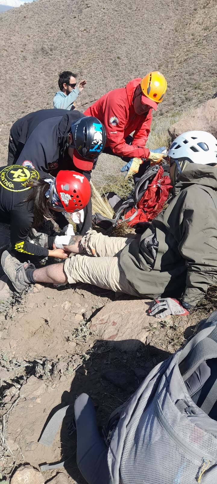 Parapentista herido en el Cerro Arco