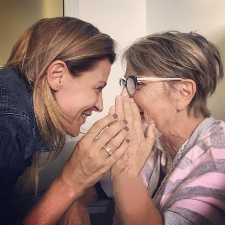 Eugenia Tobal y su mamá