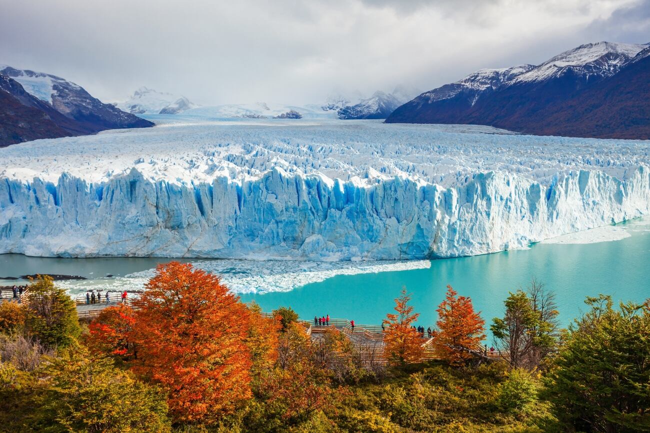 El Perito Moreno, uno de los mayores atractivos. 