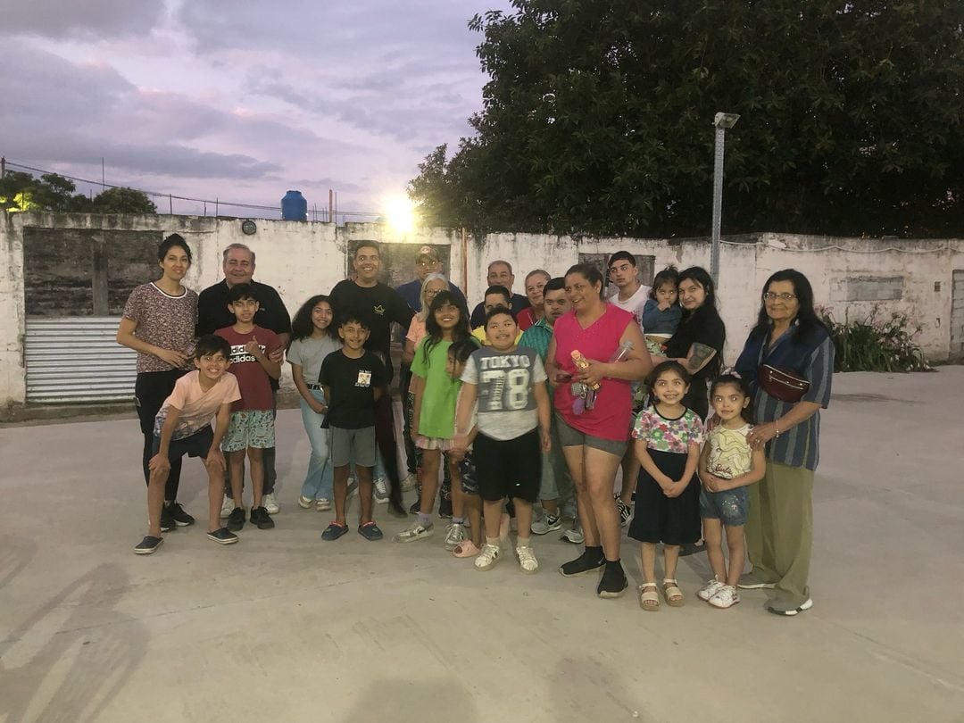 Los primeros alumnos de la escuela de cuarteto inclusivo en Córdoba.