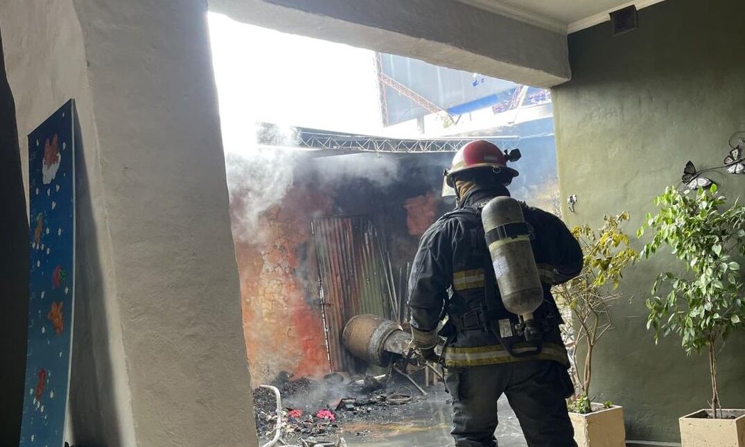 Incendio calle Pueyrredón Arroyito