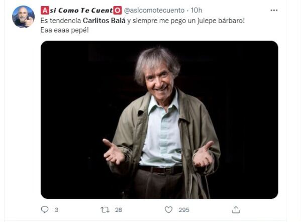 Memes: Carlitos Balá tendencia en Twitter