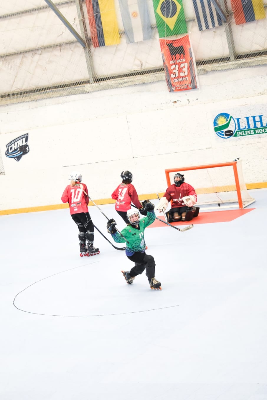 Rocío Azelart jugadora de Hockey Inline. (Gentileza Rocío Azelart)