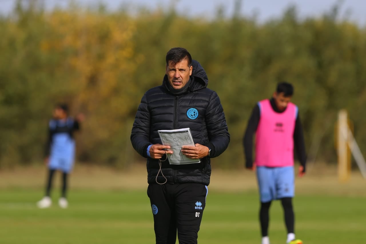 Juan Cruz Real comanda la pretemporada de Belgrano en Río Segundo.