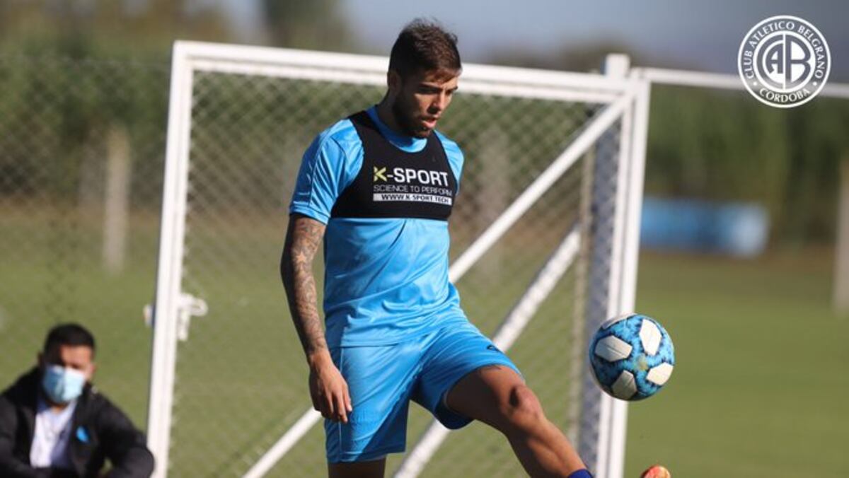 Una buena en Belgrano: Tecilla volvió a entrenarse con el plantel