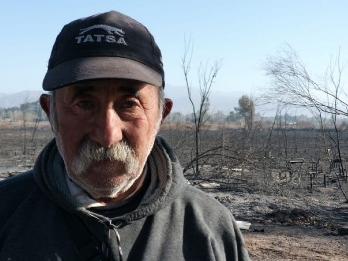 El devastador relato del hombre que perdió todo por el incendio en el Parque Sarmiento