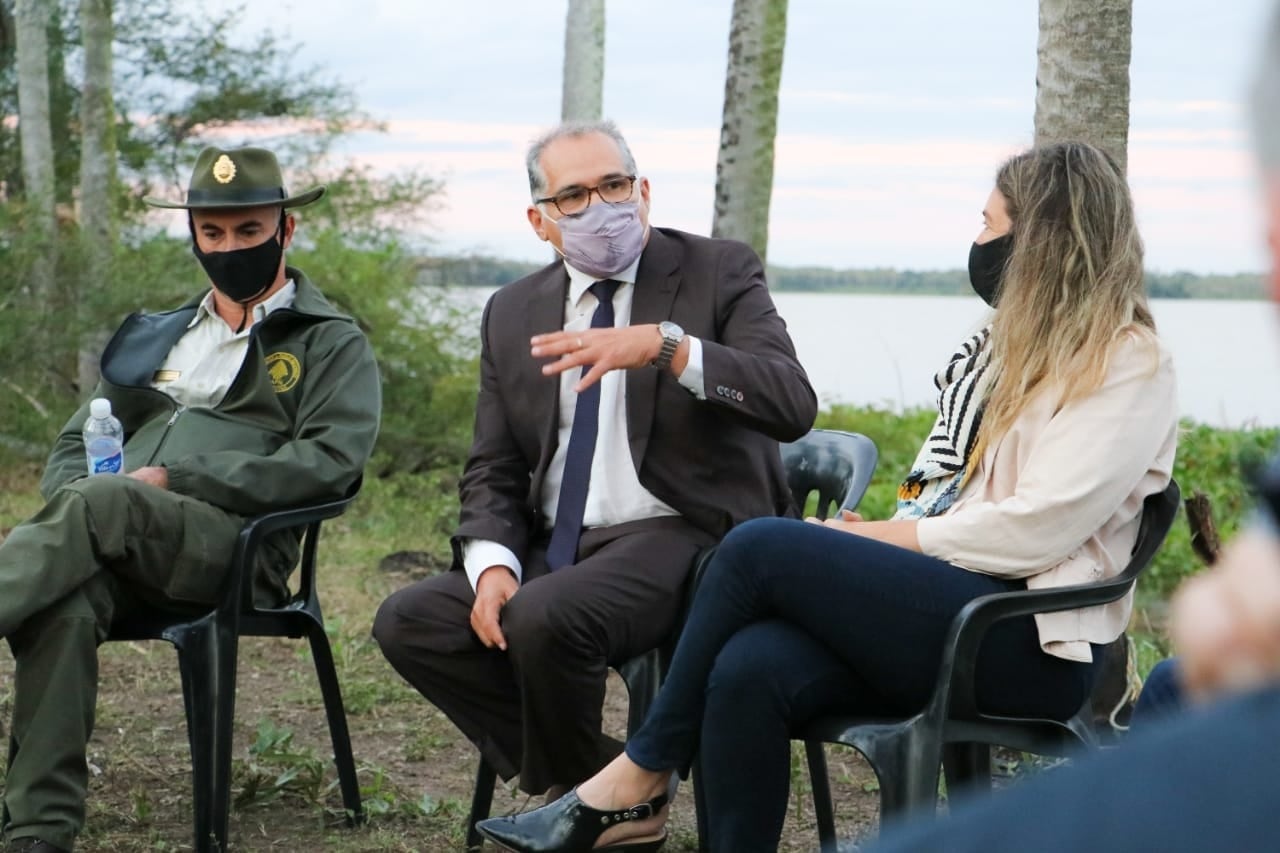 Antonio Rodas valoró la visita de Cabandié y recalcó la importancia de tener un tercer parque nacional en la provincia.