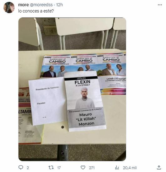 Rusherking le preguntó a sus fans a quién votaron en las elecciones PASO 2023 y recibió insólitas respuestas