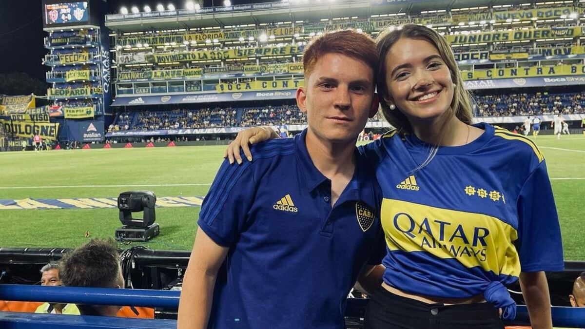 Quién es Agustina Sequeira, la novia de Valentín Barco, la joven promesa de Boca Juniors
