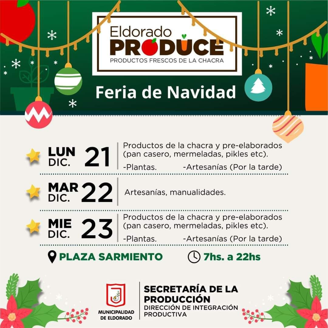 Nueva Feria Navideña Eldorado Produce