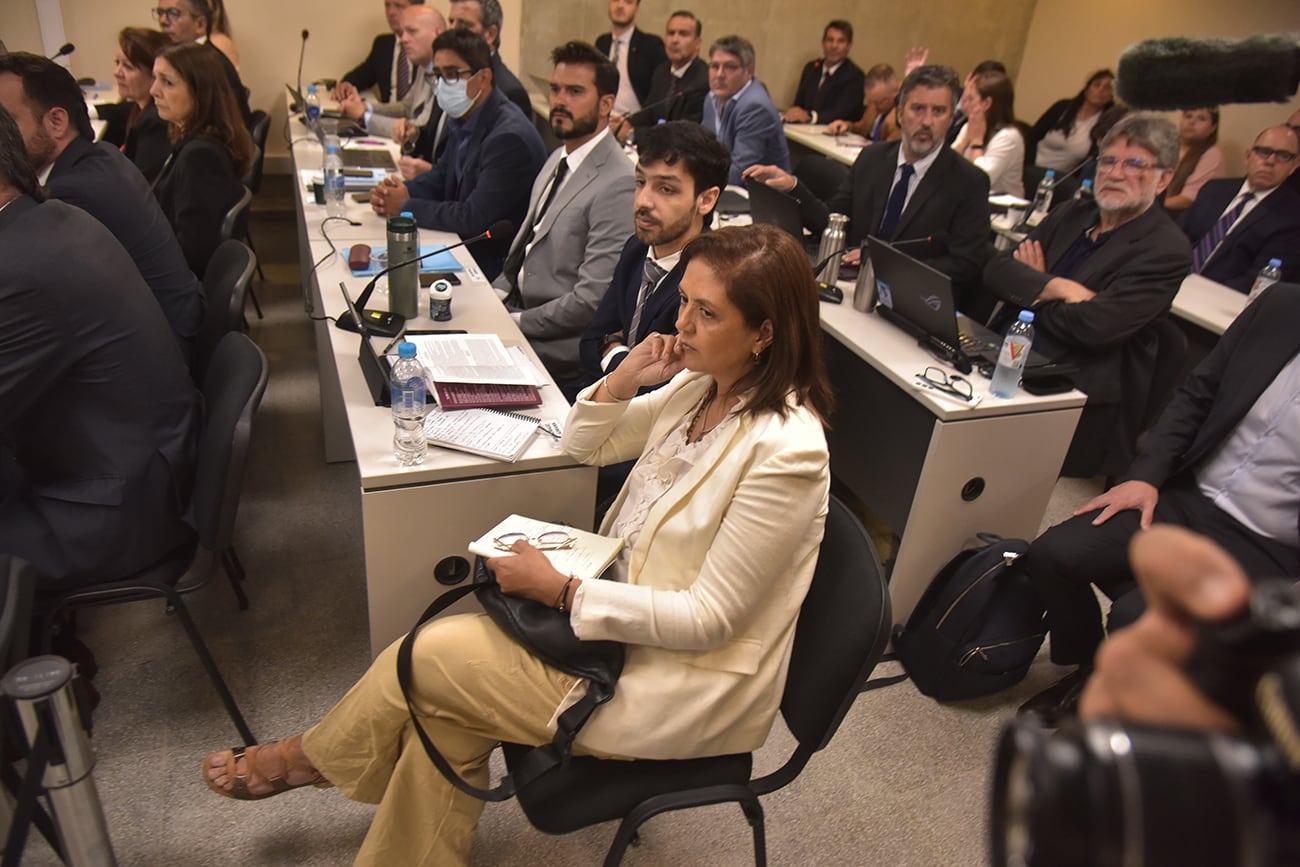 Tercera jornada del juicio por las muertes del neonatal en tribunales . (Ramiro Pereyra / La Voz)