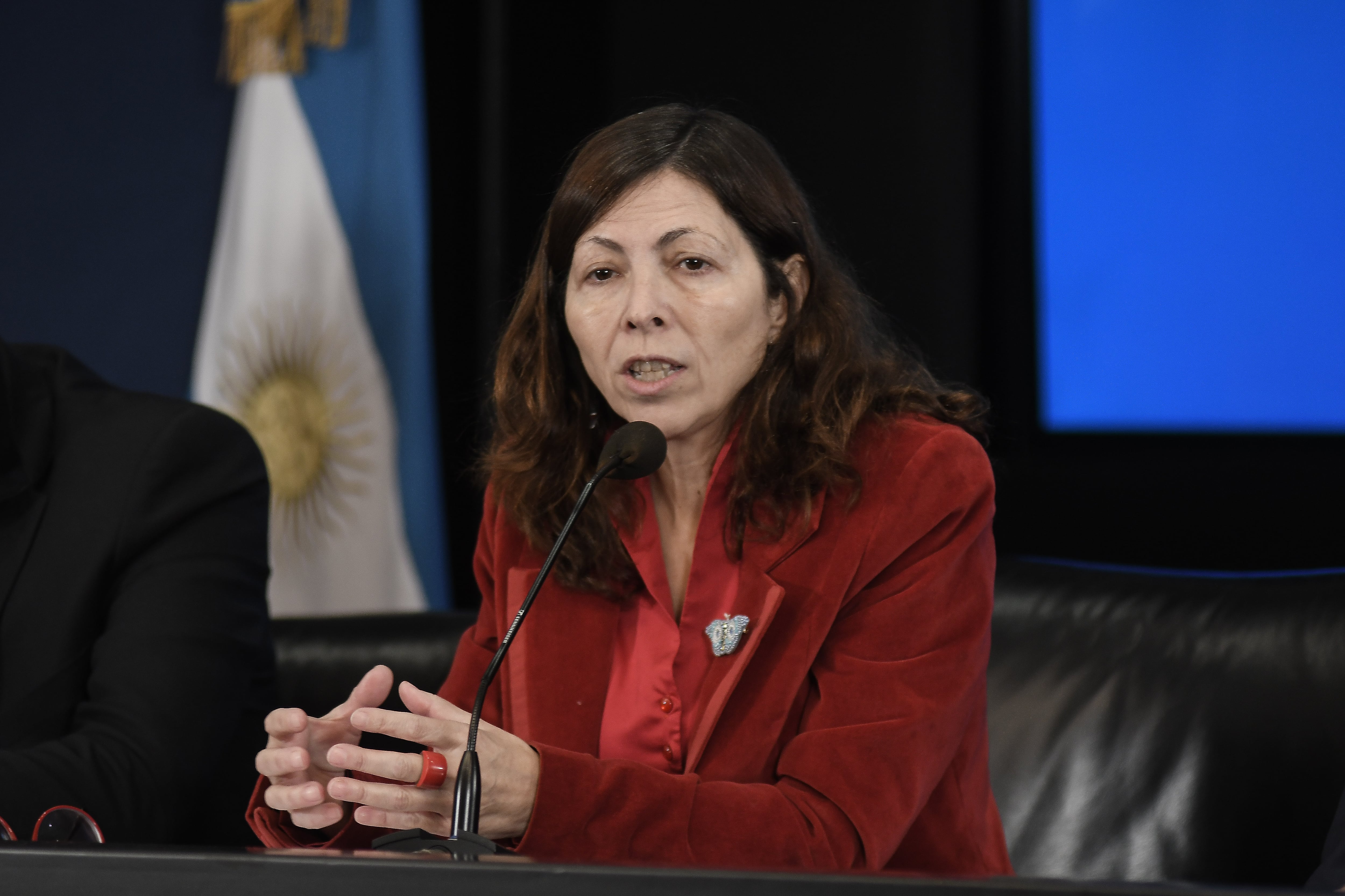 Silvina Batakis estuvo recibiendo a los gobernadores de Santa Fe, Formosa y La Pampa. Foto: Federico López Claro.