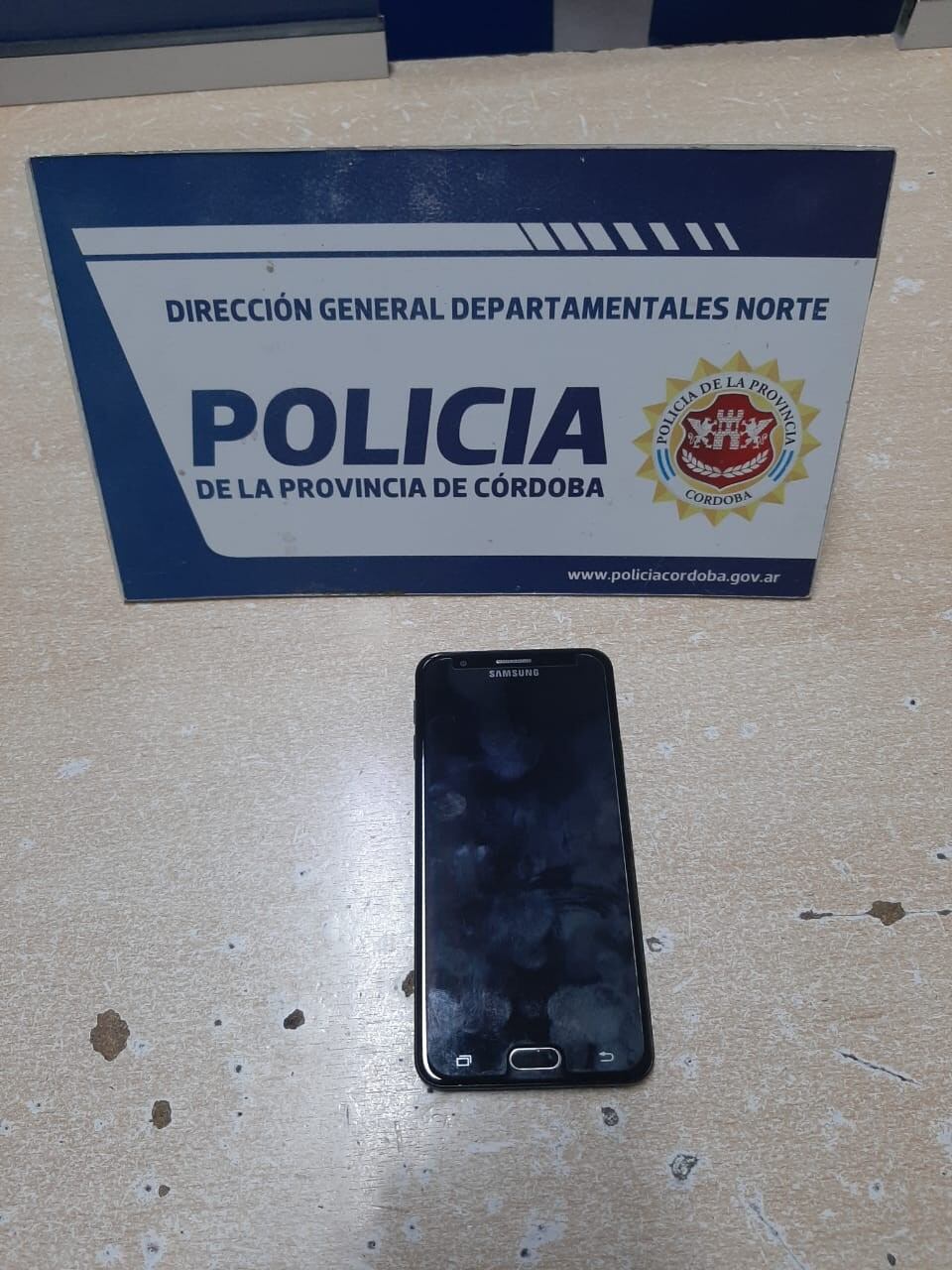 Celular recuperado en Arroyito