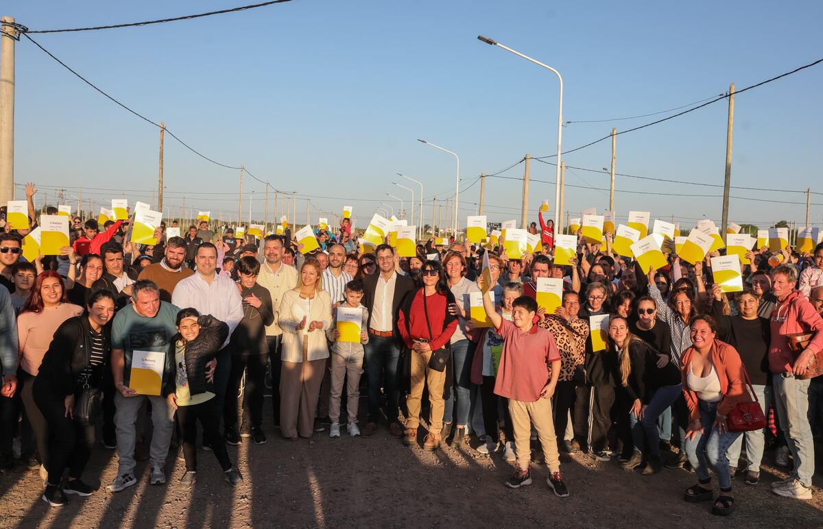 El sueño de la casa propia: se entregaron los boletos de los 315 lotes
