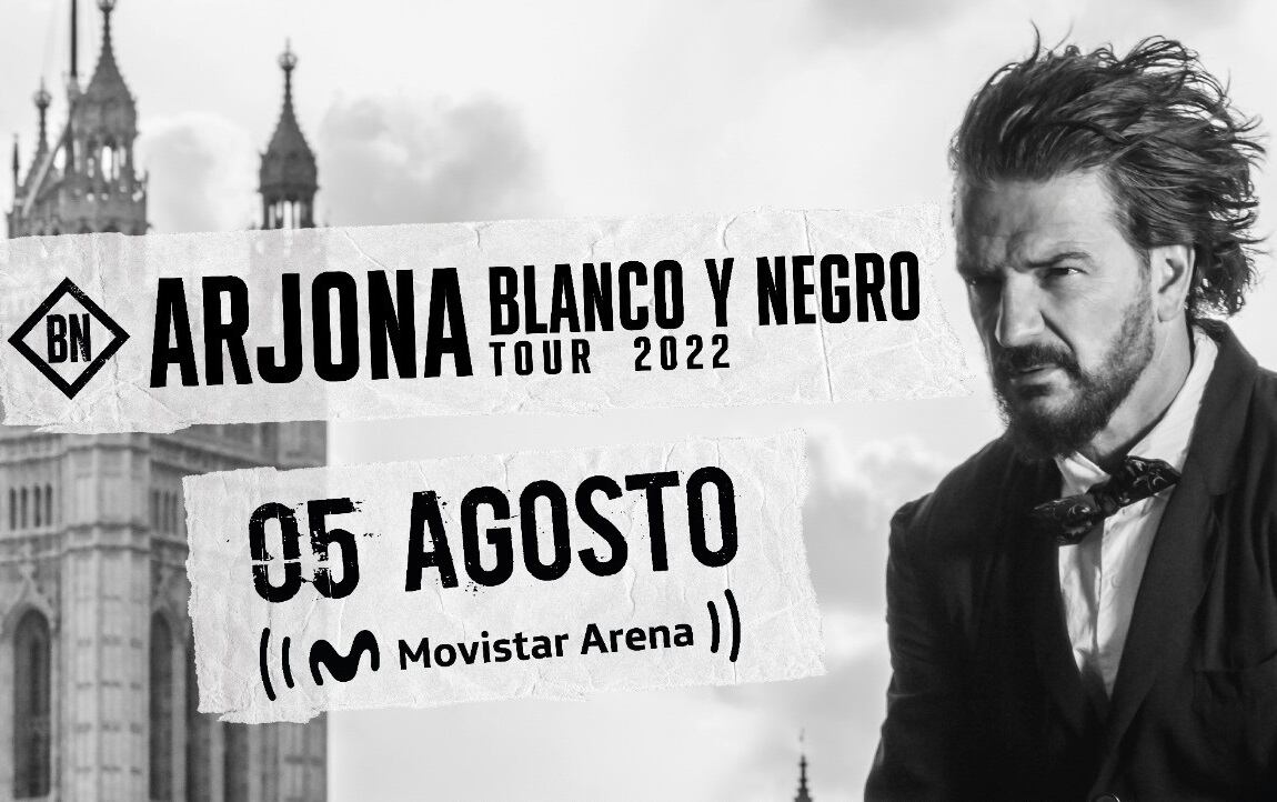 Ricardo Arjona llegó a Buenos Aires por su tour "Blanco y Negro".