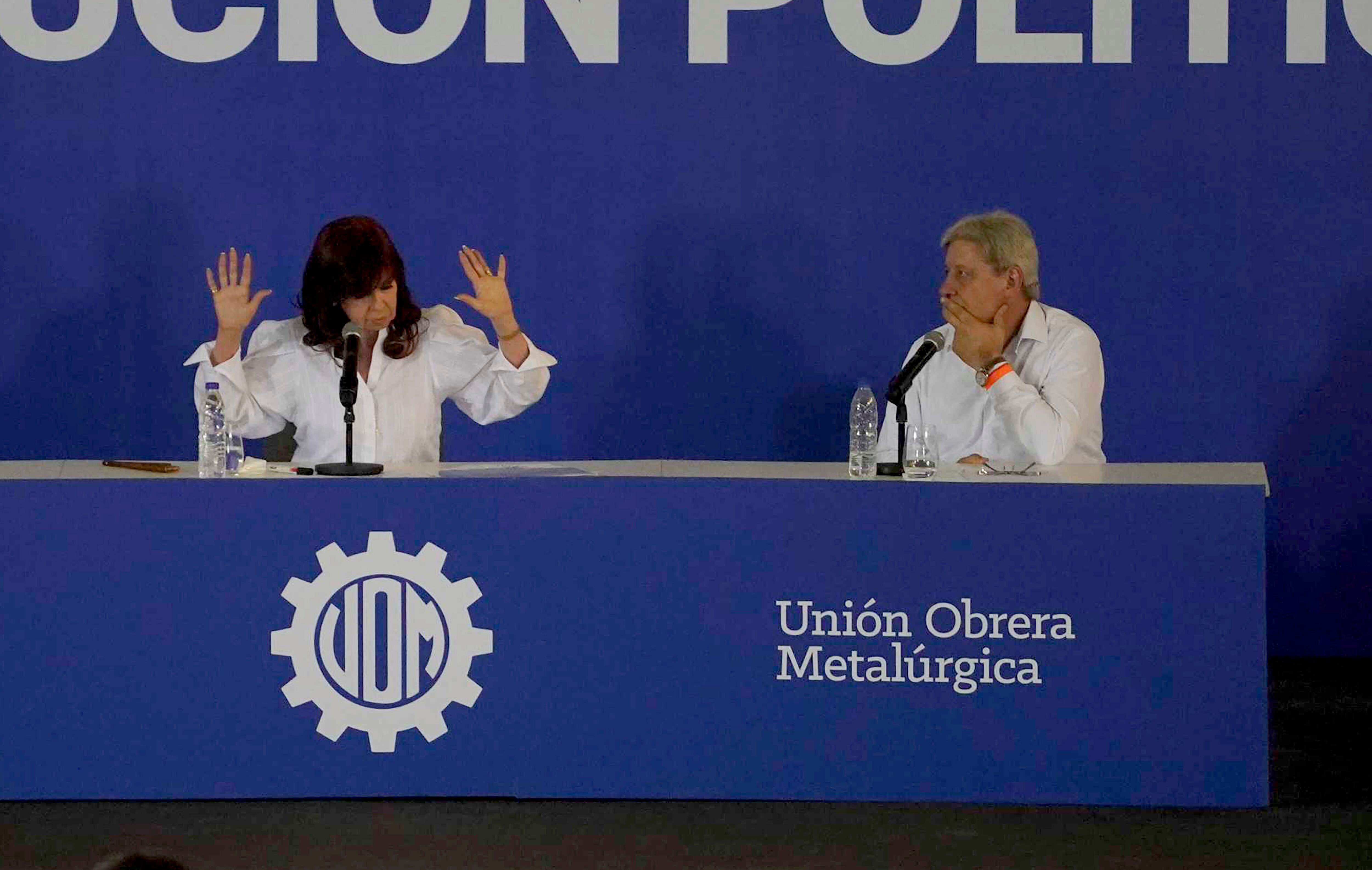 Cristina Kirchner y las referencias que hizo sobre su intento de magnicidio. Foto: Clarín.