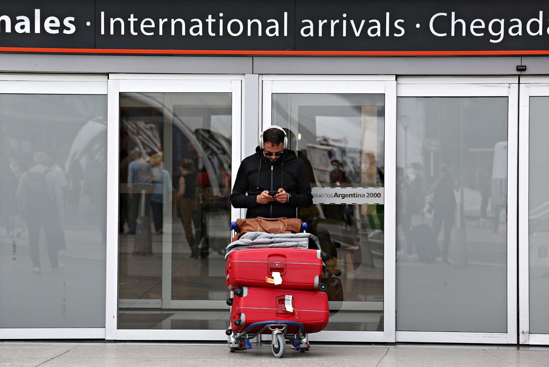 El Aeropuerto Internacional de Ezeiza.