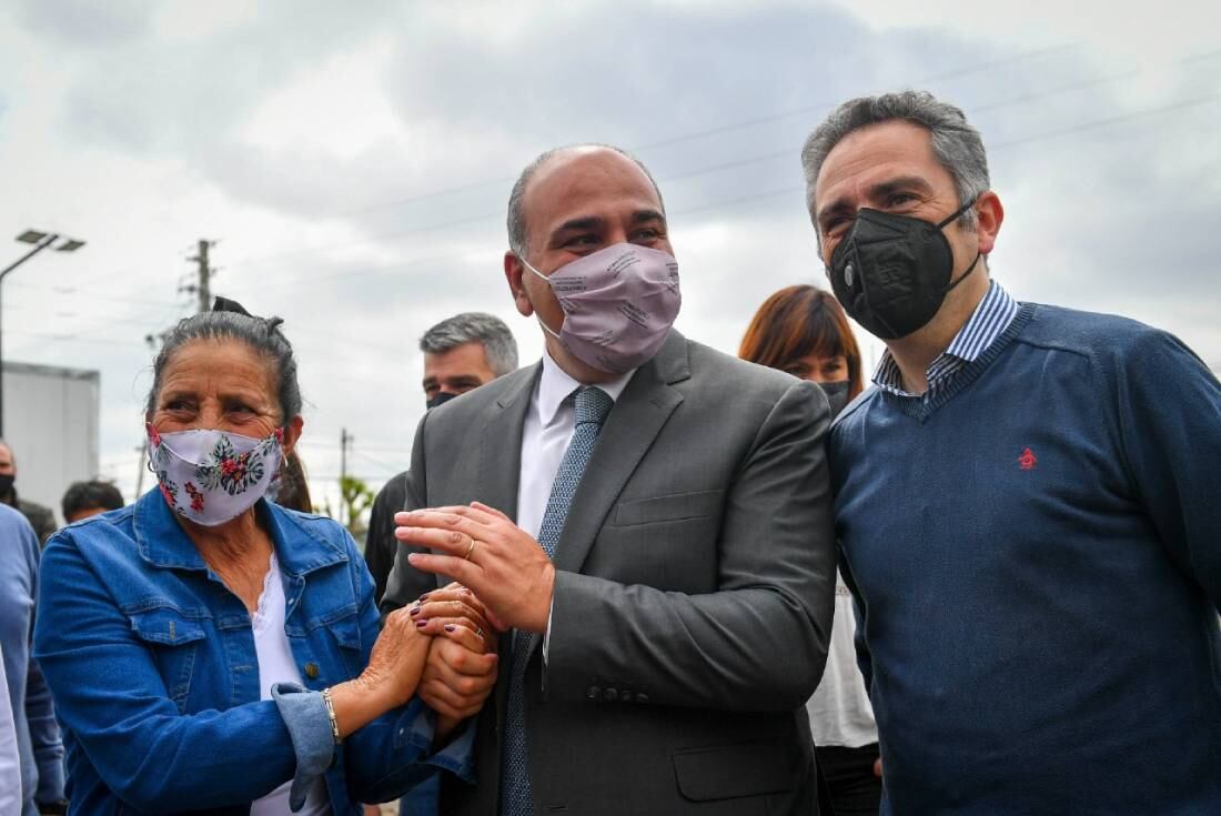 El jefe de Gabinete salió a recorrer el Gran Buenos Aires.