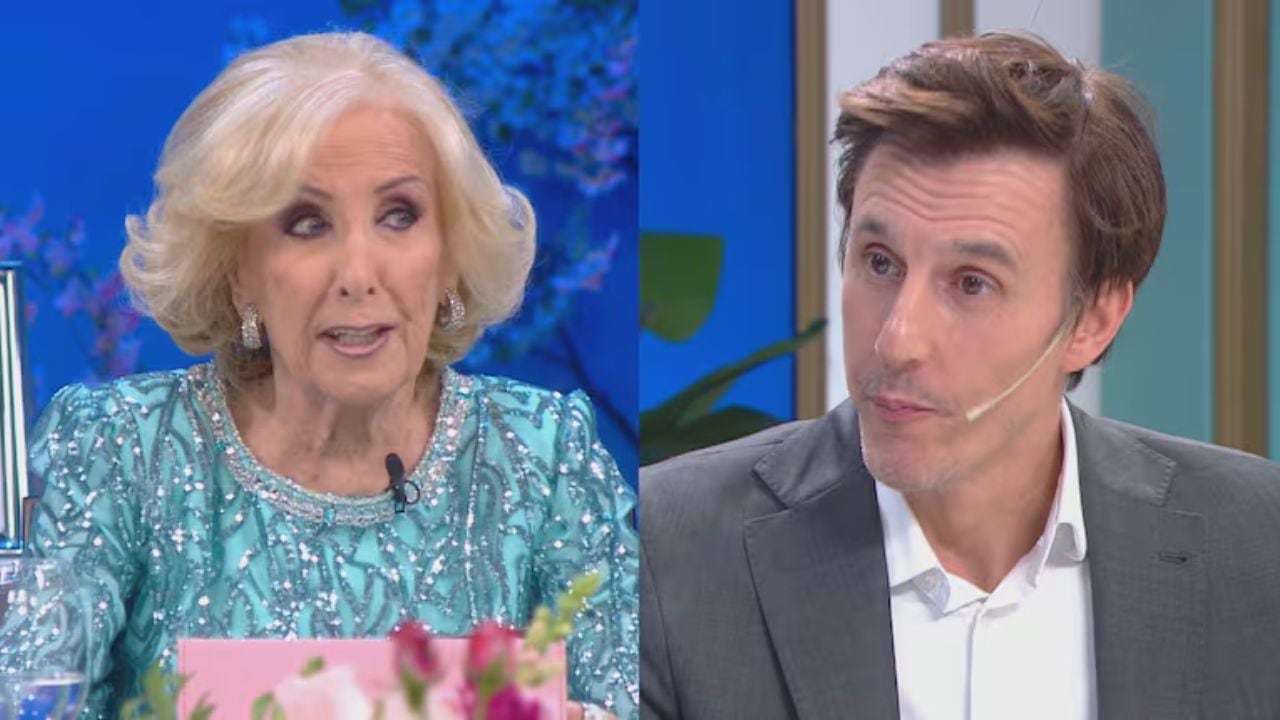 Roberto García Moritán y Mirtha Legrand.