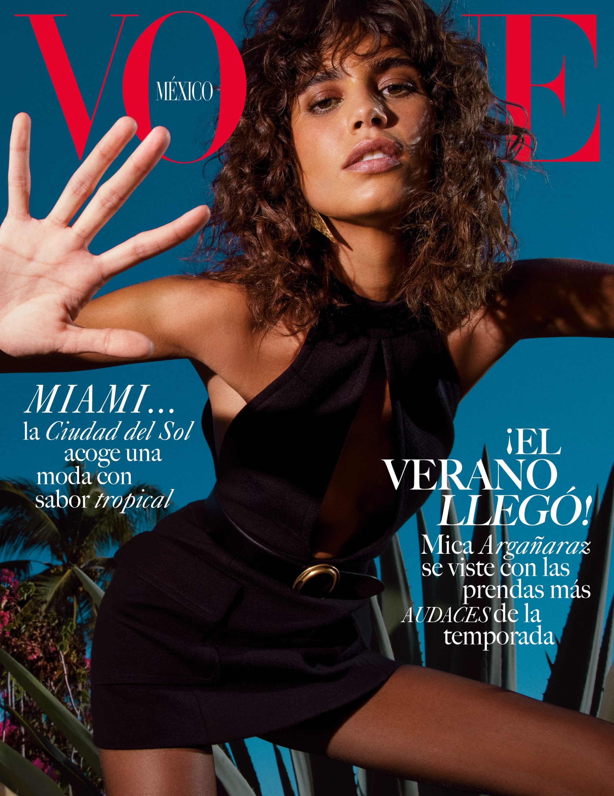 Mica Argañaraz fue tapa de Vogue.