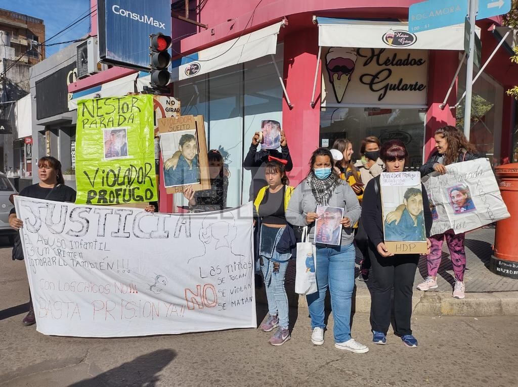 Reclamo por abuso de menor en Gualeguaychú. Foto: ElDía