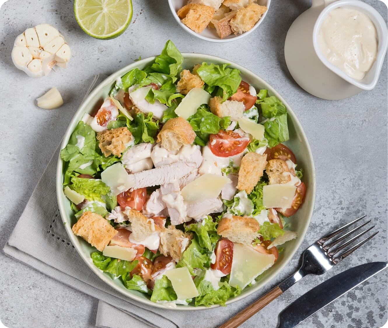 Ensalada Caesar