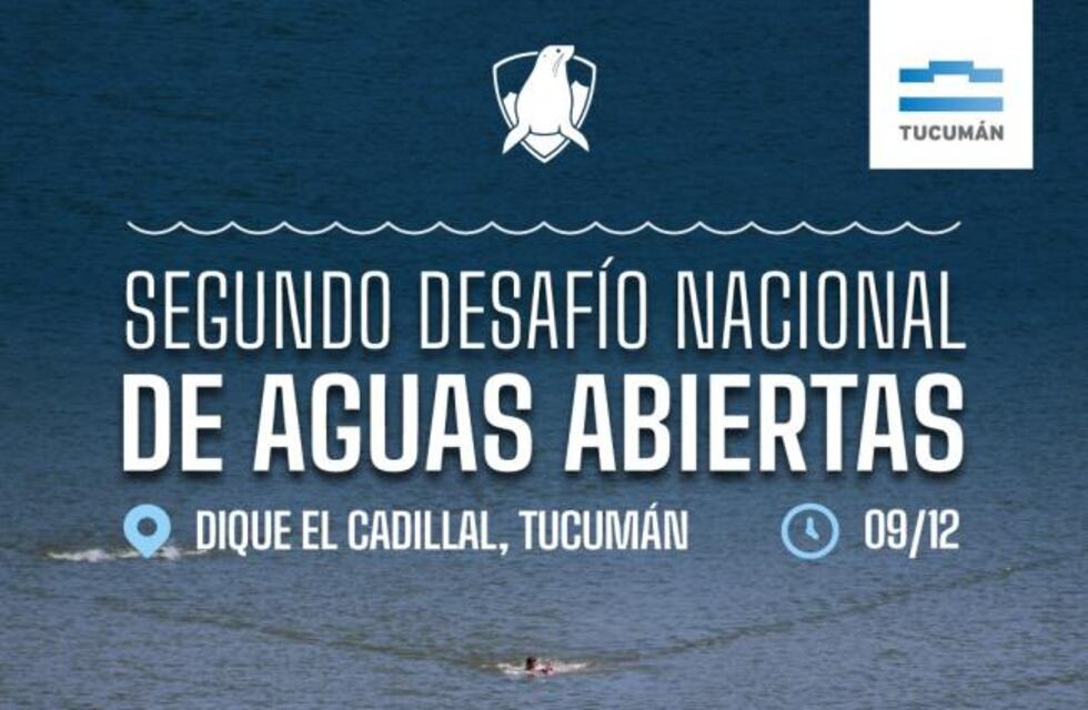 El Segundo Desafío Nacional de Aguas Abiertas tendrá lugar en El Cadillal