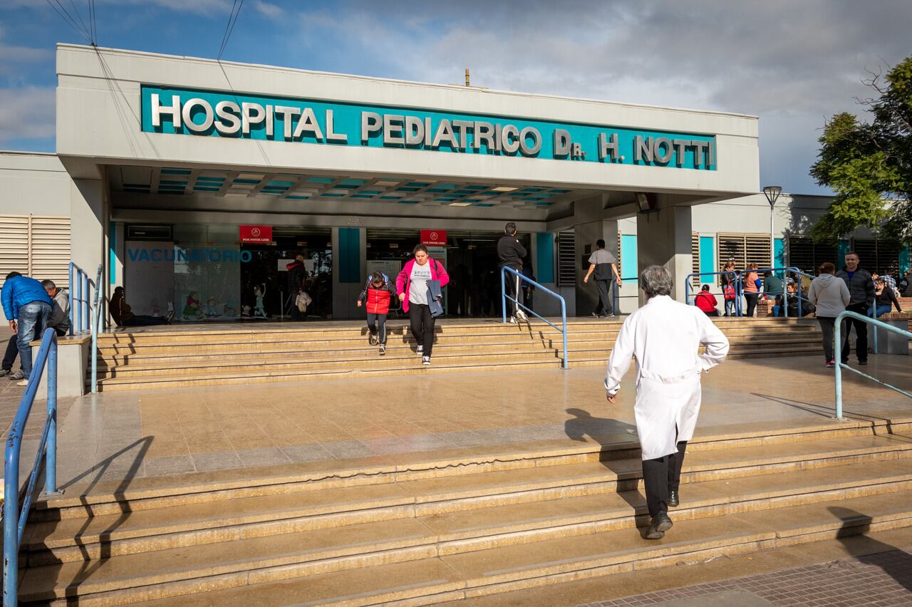 Los niños están internados en el Hospital Notti.