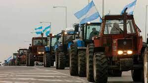 Tractorazo y movilización de agropecuarios Entre Ríos