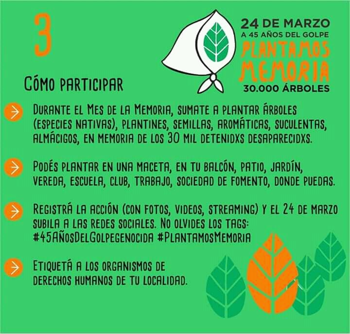 La APDH invita a la población a sumarse a la plantación de 30 mil árboles.