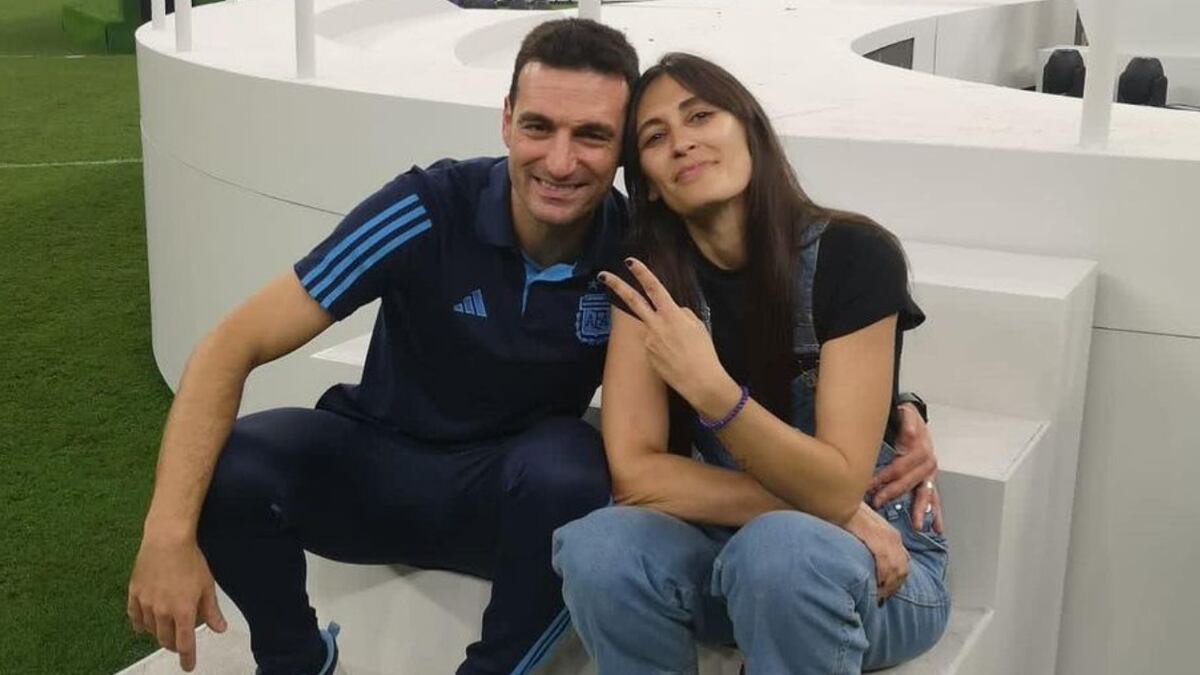 Lionel Scaloni, el cerebro de la Selección Argentina, mostró quién fue su sostén en el Mundial: Elisa Montero